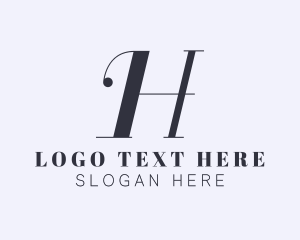 Letter H - Wedding Fashion Studio logo design