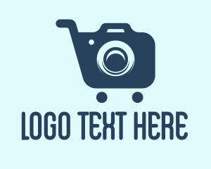 Ecommerce - Camera Photography Cart logo design