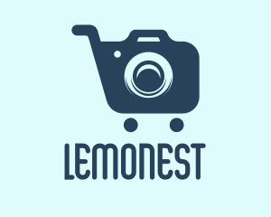 Dslr - Camera Photography Cart logo design