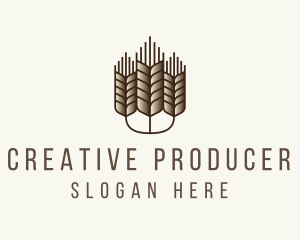 Organic Produce Farmer logo design