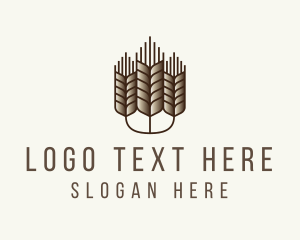 Organic Produce Farmer Logo