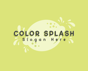 Lemon Fruit Splash logo design