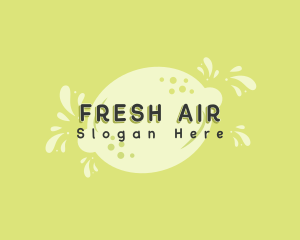 Lemon Fruit Splash logo design