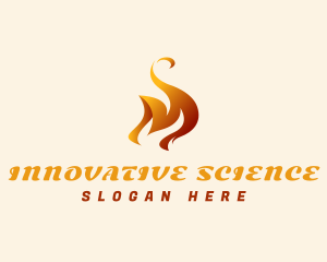 Burn - Hot Fire Burning logo design