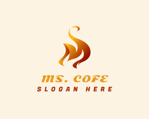 Hot Fire Burning   logo design