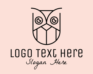 Owl - MInimalist Owl Bird logo design