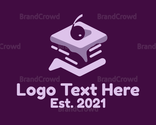 Online Chat Cake Logo