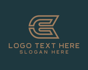 Letter Ce - Modern Business Construction logo design
