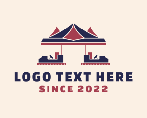 Theme Park - Carnival Bumper Car logo design