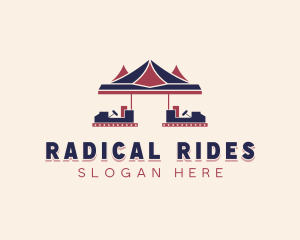 Carnival Bumper Car logo design