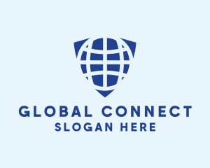 Global - Global Defense Shield logo design