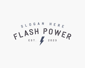 Electric Power Bolt logo design