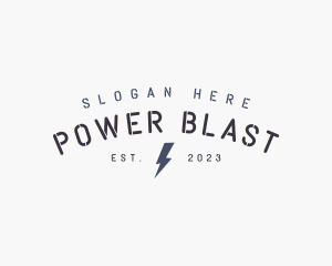 Electric Power Bolt logo design