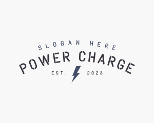 Electric Power Bolt logo design