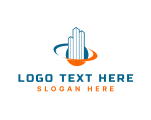 Loop - Building Orbit Realty logo design