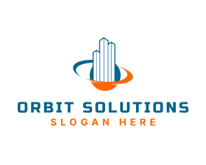 Building Orbit Realty logo design