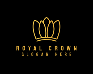 Golden Royal Crown Jewelry logo design