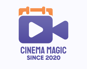 Movie - Movie Showing Calendar logo design