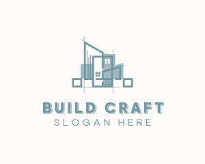 Home Building Architecture logo design