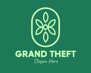 Green Organic Pattern Logo