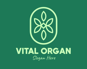 Green Organic Pattern logo design