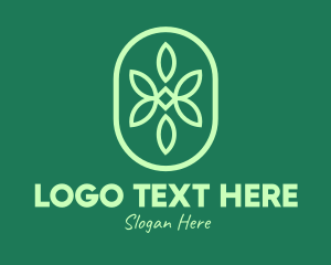 Natural - Green Organic Pattern logo design