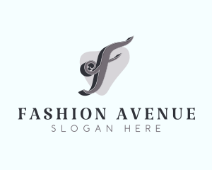 Fashion Stylist Letter F logo design