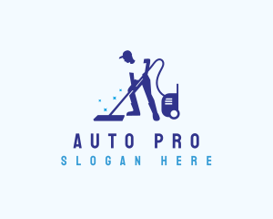 Housekeeping Vacuum Cleaner logo design