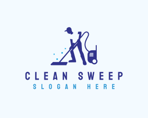 Hygiene - Housekeeping Vacuum Cleaner logo design