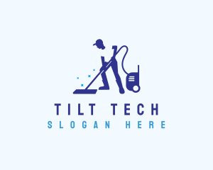 Housekeeping Vacuum Cleaner logo design