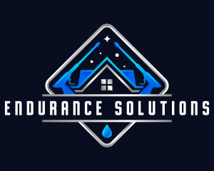 Housekeeping Pressure Wash Sanitation logo design