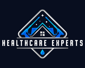 Housekeeping Pressure Wash Sanitation logo design