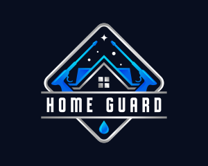 Caretaker - Housekeeping Pressure Wash Sanitation logo design