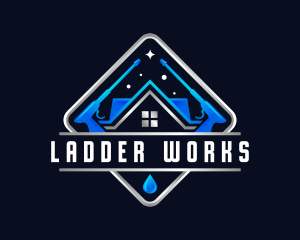 Housekeeping Pressure Wash Sanitation logo design