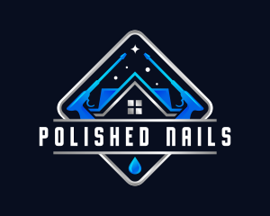 Housekeeping Pressure Wash Sanitation logo design