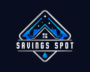 Housekeeping Pressure Wash Sanitation logo design