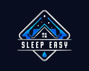 Housekeeping Pressure Wash Sanitation logo design