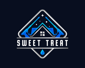 Housekeeping Pressure Wash Sanitation logo design