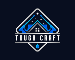 Housekeeping Pressure Wash Sanitation logo design