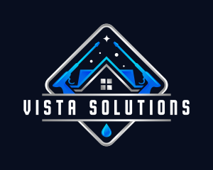 Housekeeping Pressure Wash Sanitation logo design