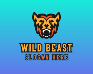 Wild Werewolf Fangs logo design