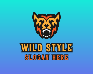 Wild Werewolf Fangs logo design