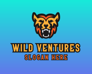 Wild - Wild Werewolf Fangs logo design