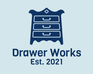 Drawer - Drawer Cabinet Furniture logo design