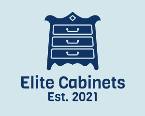 Cabinet - Drawer Cabinet Furniture logo design