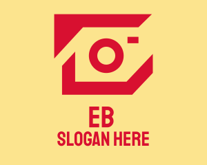 Red Modern Photographer  Logo