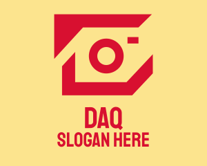 Vlog - Red Modern Photographer logo design