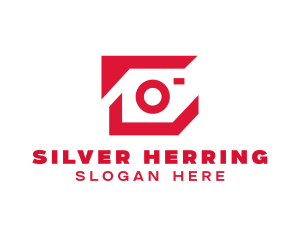 Modern Photographer Camera Logo