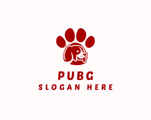 Dog Paw Veterinary Logo