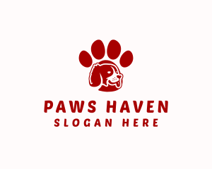 Dog Paw Veterinary logo design